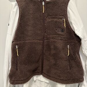 The North Face Brown Fleece Vest